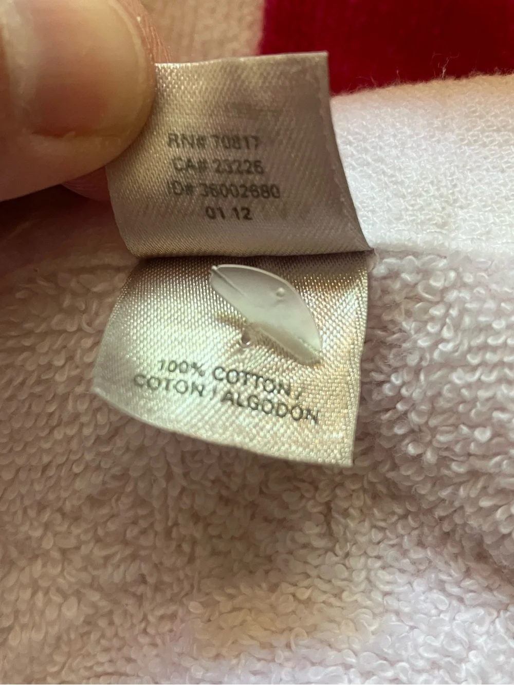 Victoria's Secret Beach Towel VS Logo Pink White Striped 100% Cotton